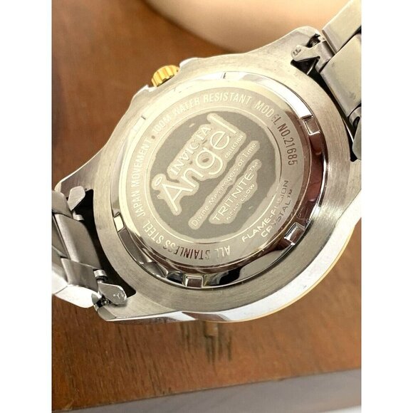 Invicta Women's Watch 21685 Angel Quartz Silver Dial Two Tone Stainless … - Picture 7 of 15